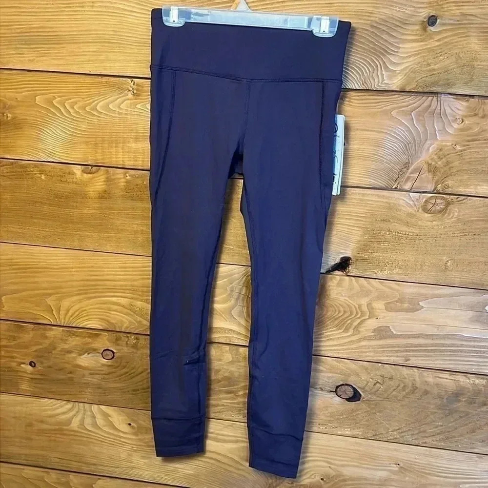 Shape Activewear Womens‎ Nightshade Purple High Rise Leggings Yoga Workout M NWT